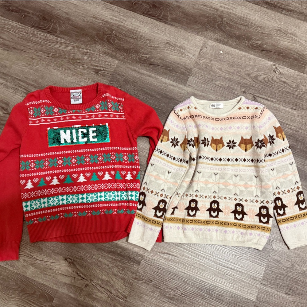 Kids holiday sweater bundle